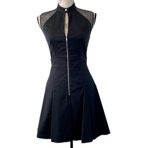 Robert Rodriguez Black Zip Dress